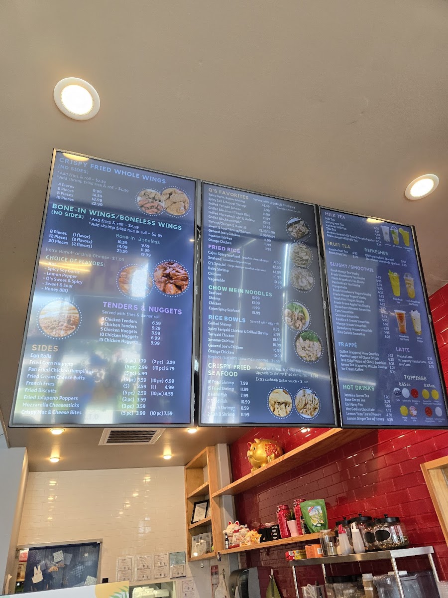Menu Q Wings, Seafood, & Boba-5