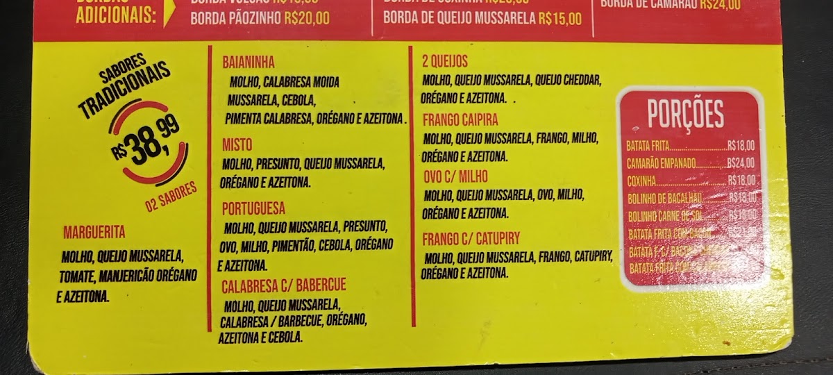 Menu Qê Pizza Delivery Fraga Maia-1