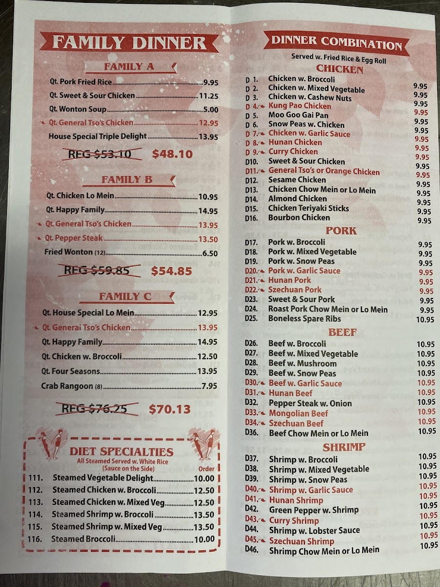 Menu Qinfen-4