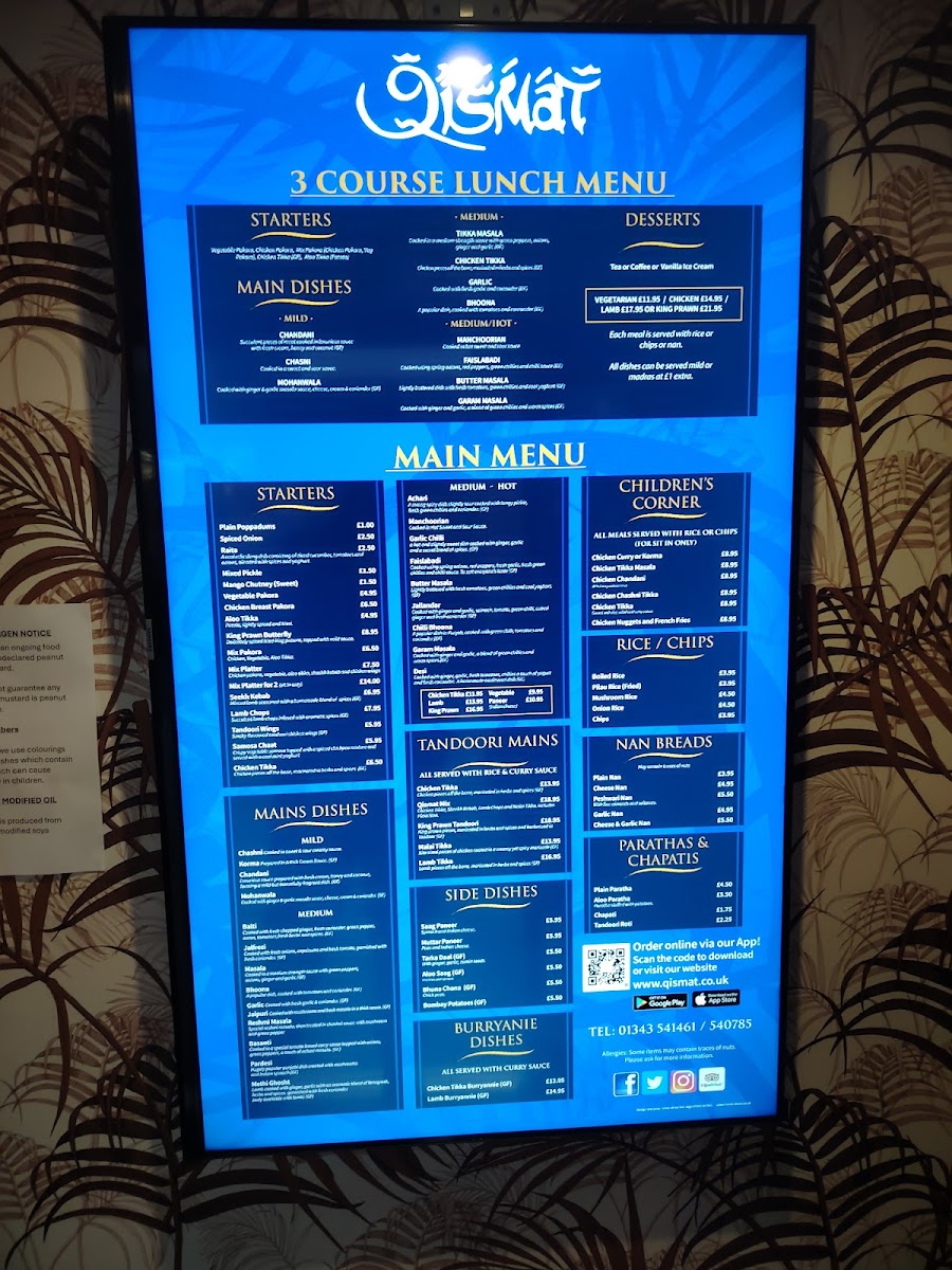 Menu Qismat Indian Cuisine-2