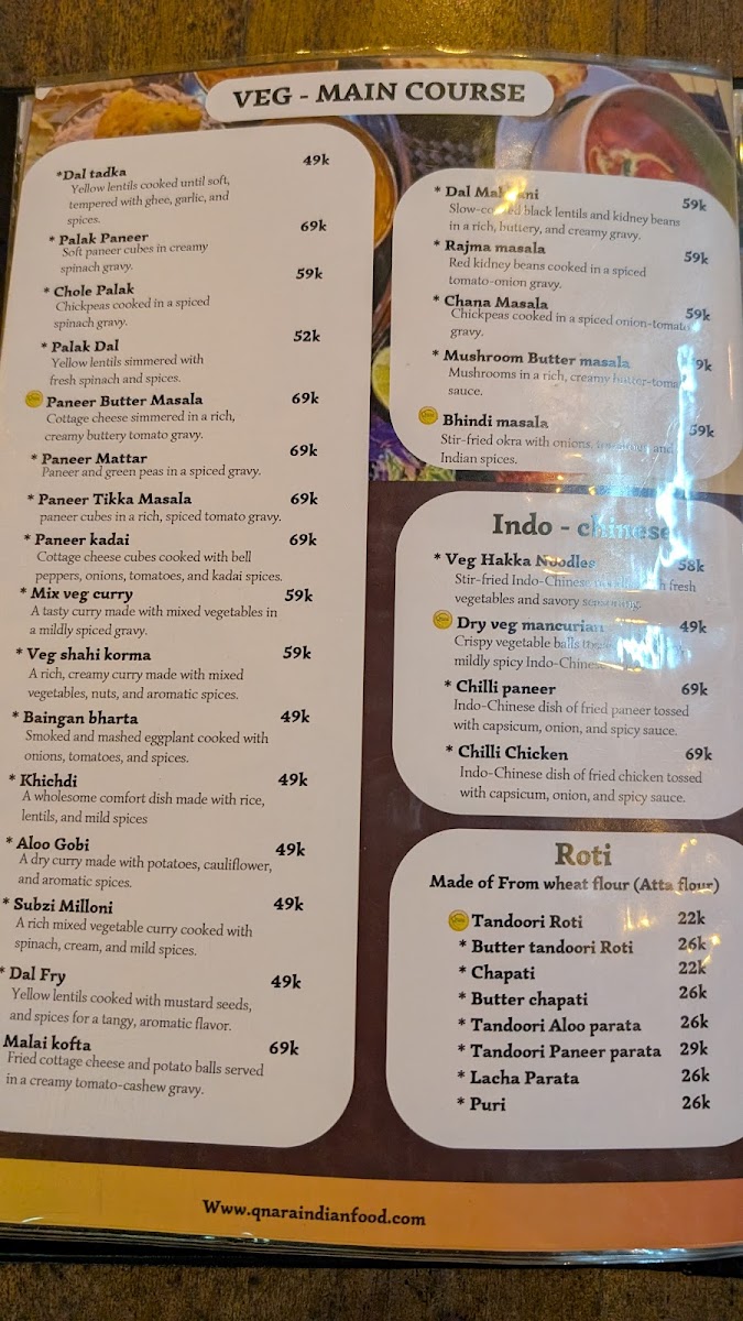 Menu Qnara Indian Food Restaurant-10