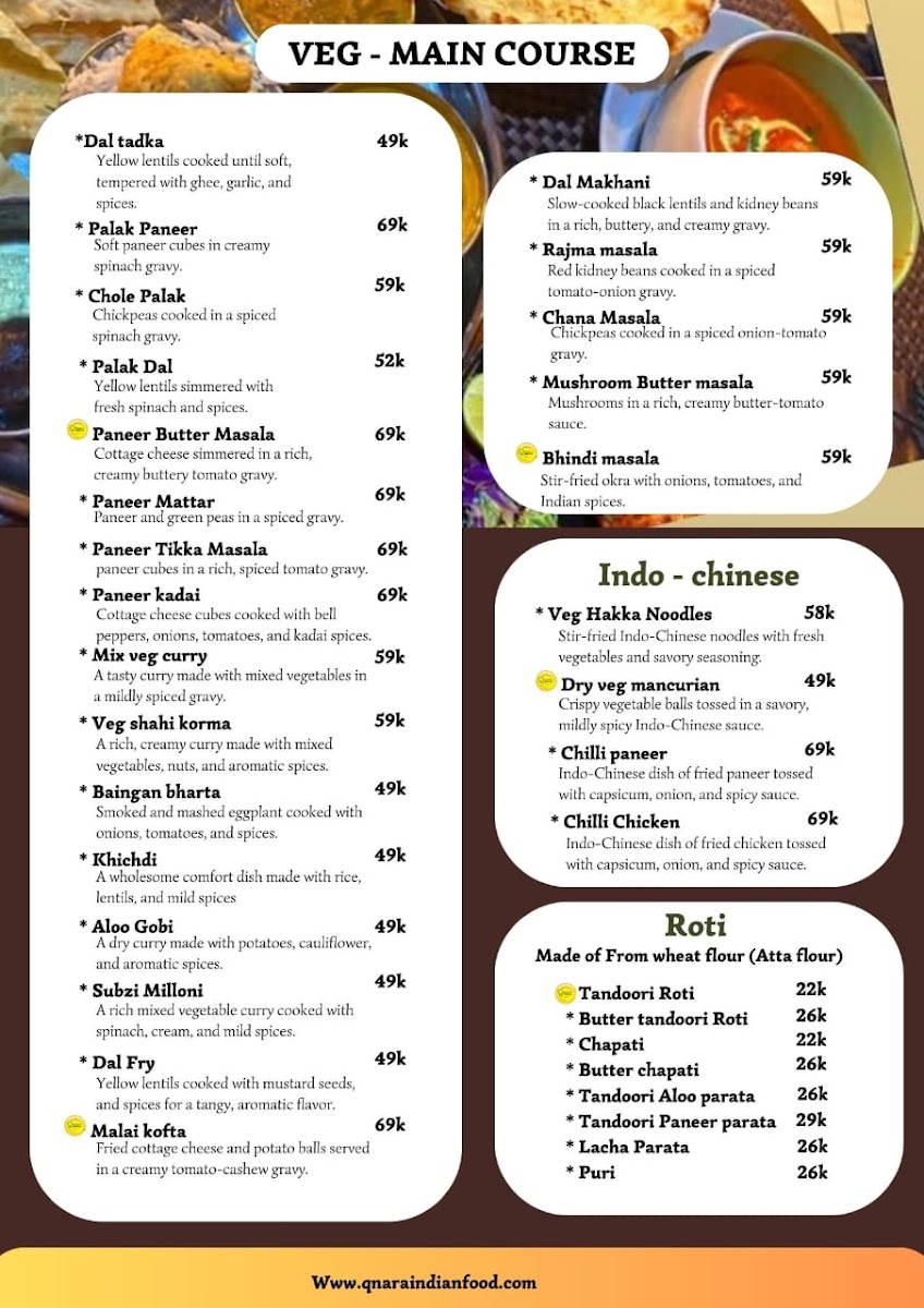 Menu Qnara Indian Food Restaurant-4