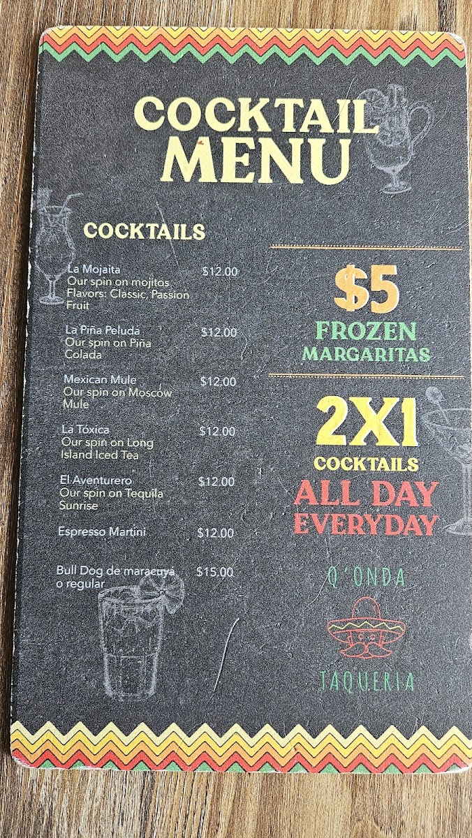 Menu Q'onda Taqueria-10