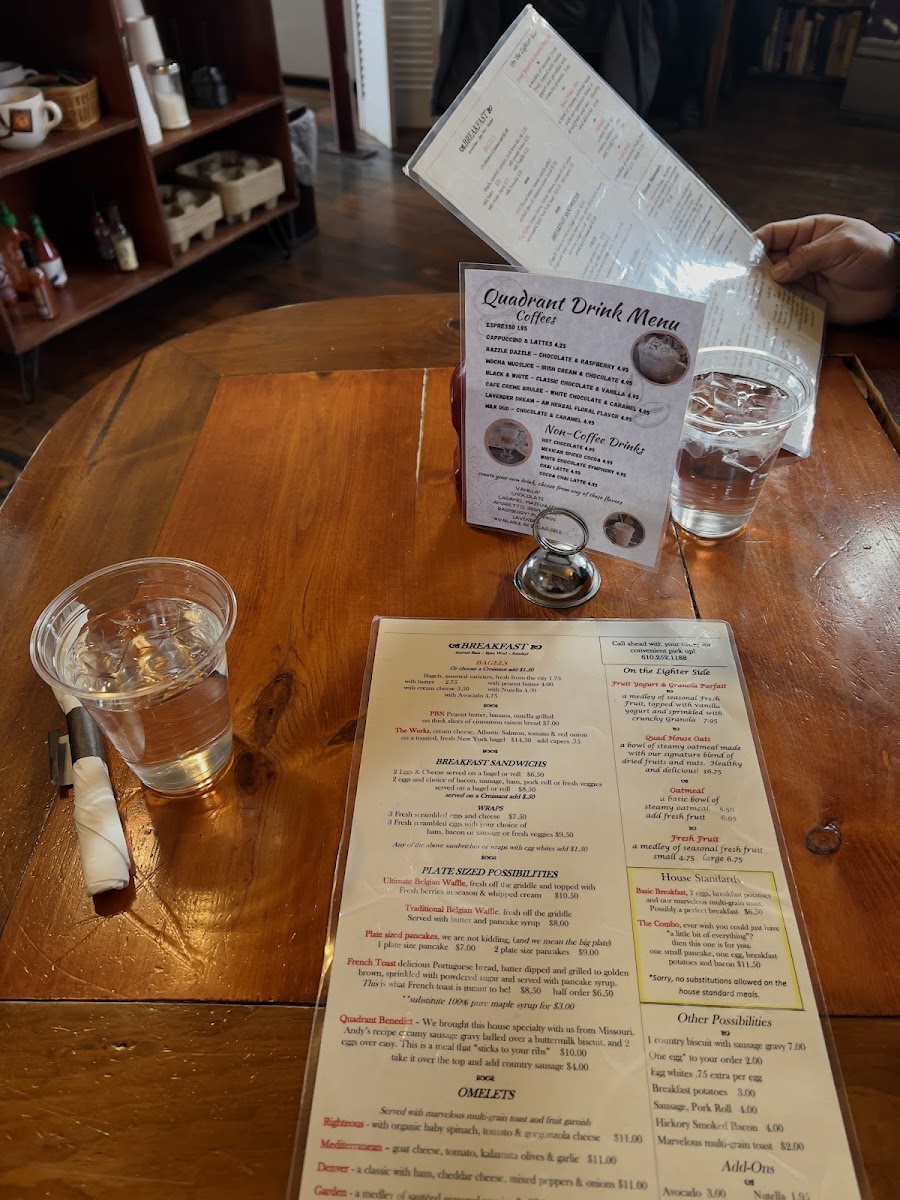 Menu Quadrant Book Mart & Coffee House-7