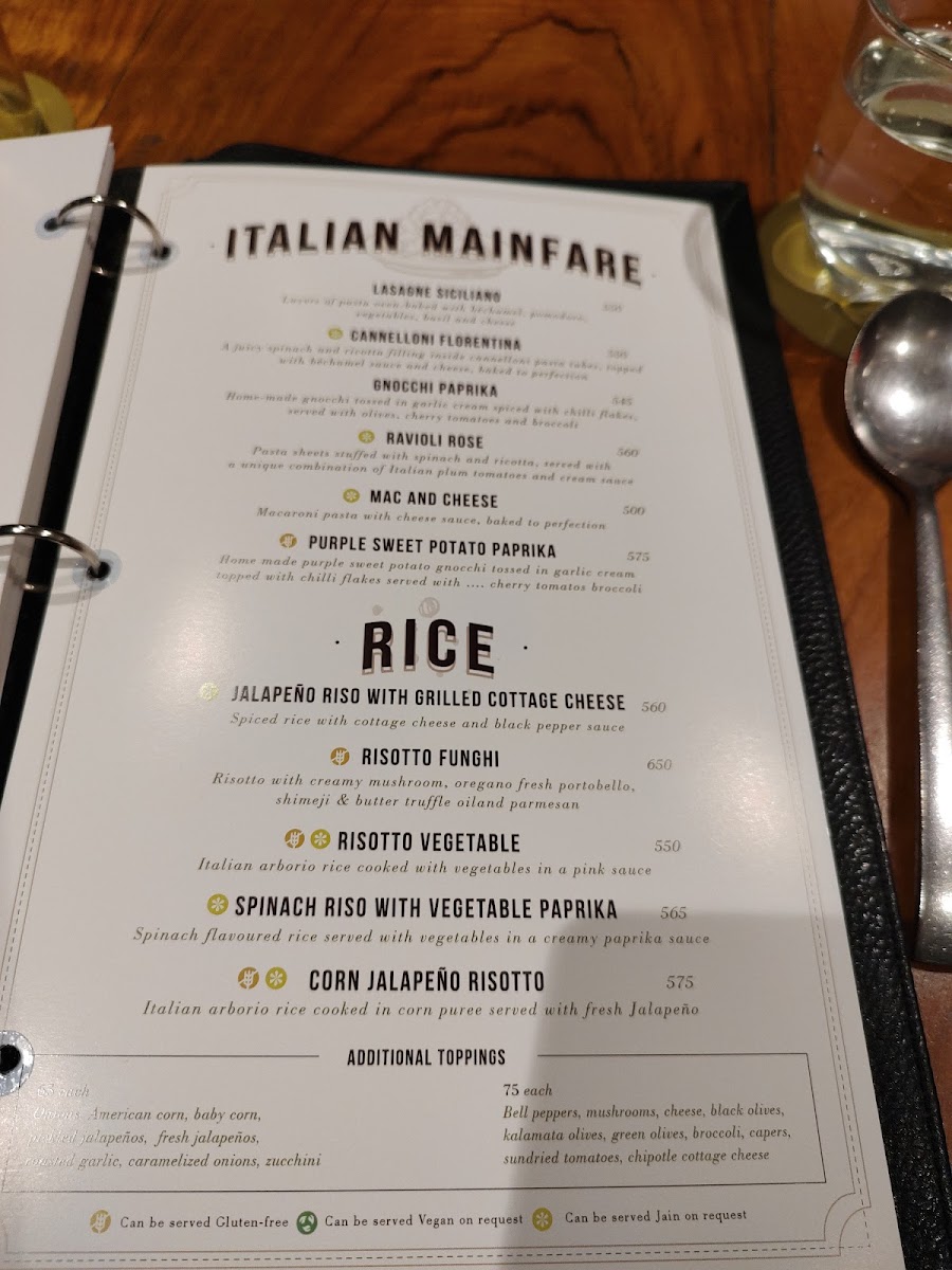 Menu Quattro Ristorante, Lower Parel-6