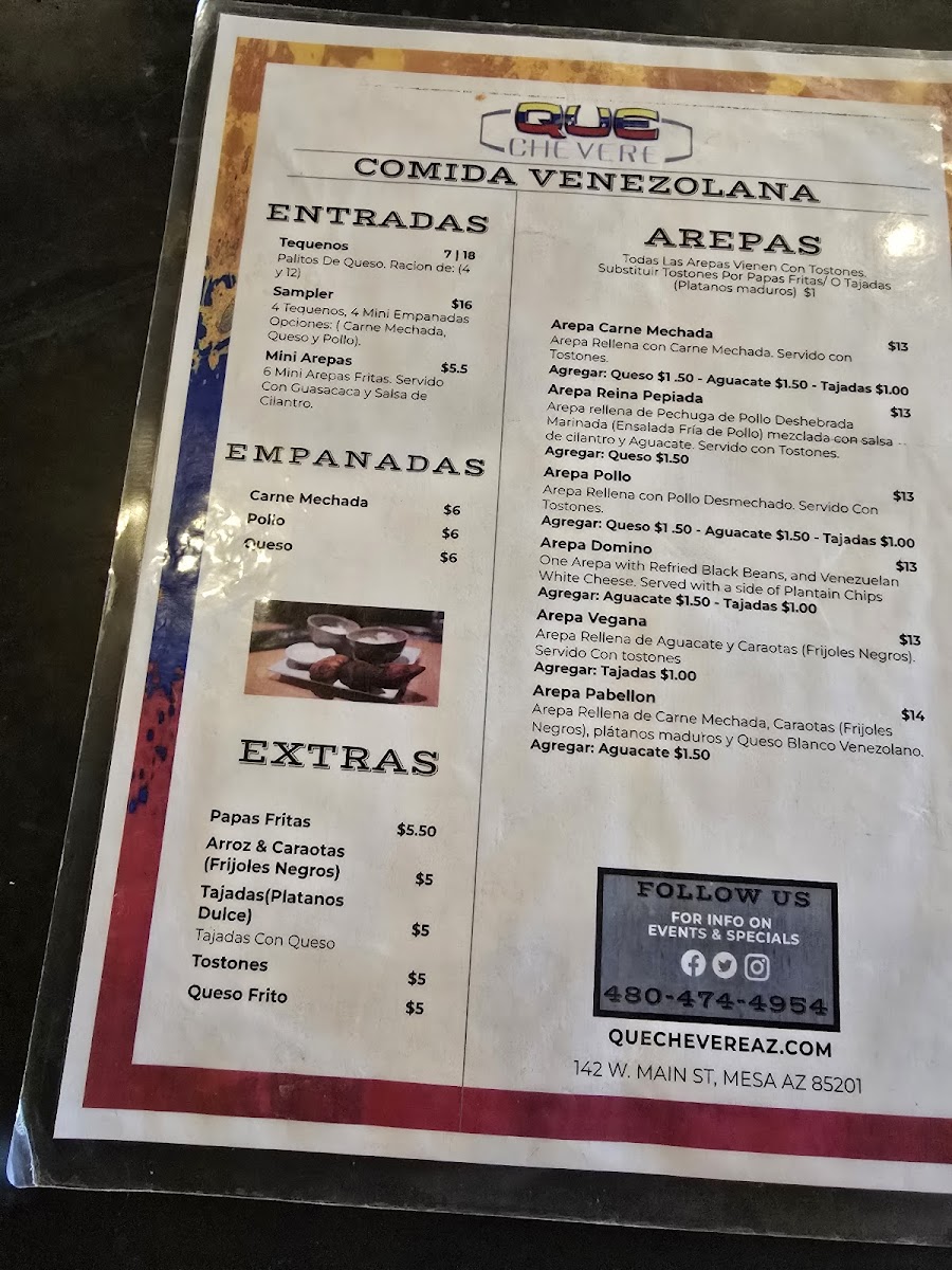 Menu Que Chevere-7