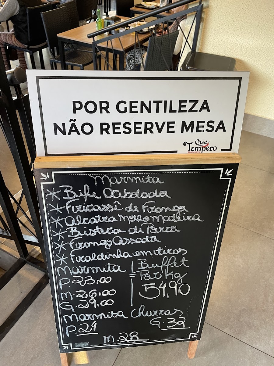 Menu Que Tempero Restaurante, Comida Excelente-1