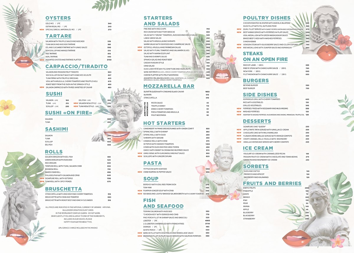 Menu Queen Kyiv-2