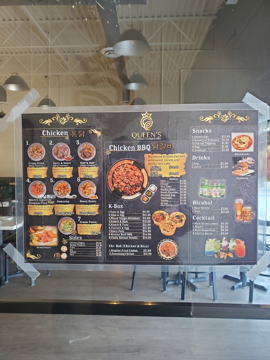 Menu Queen's Korean Chicken & Bbq-4