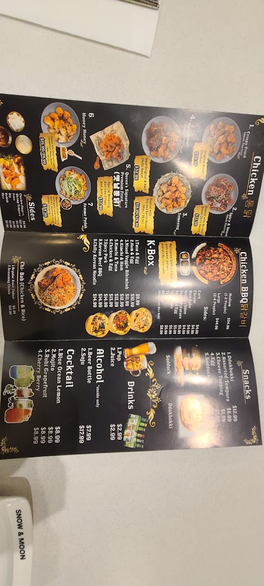 Menu Queen's Korean Chicken & Bbq-6