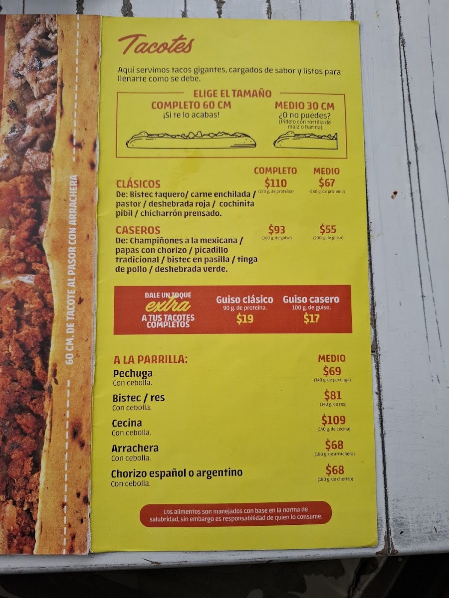 Menu Quesadillas Los Rifles-1