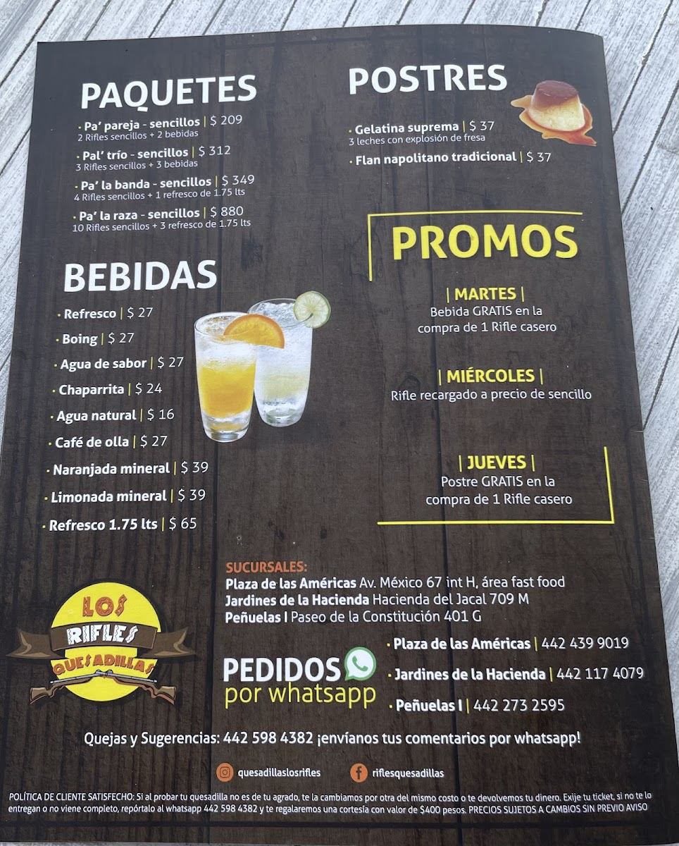 Menu Quesadillas Los Rifles-10