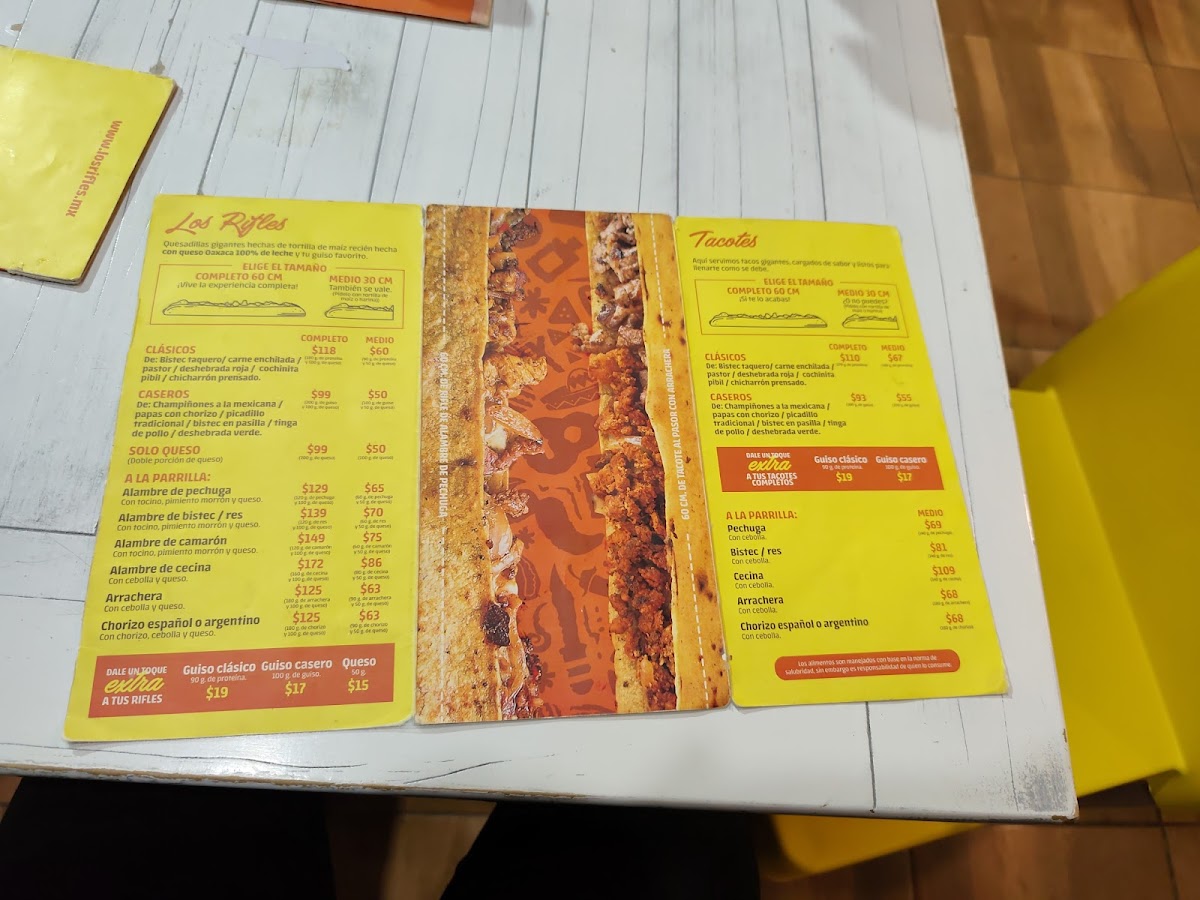 Menu Quesadillas Los Rifles-5