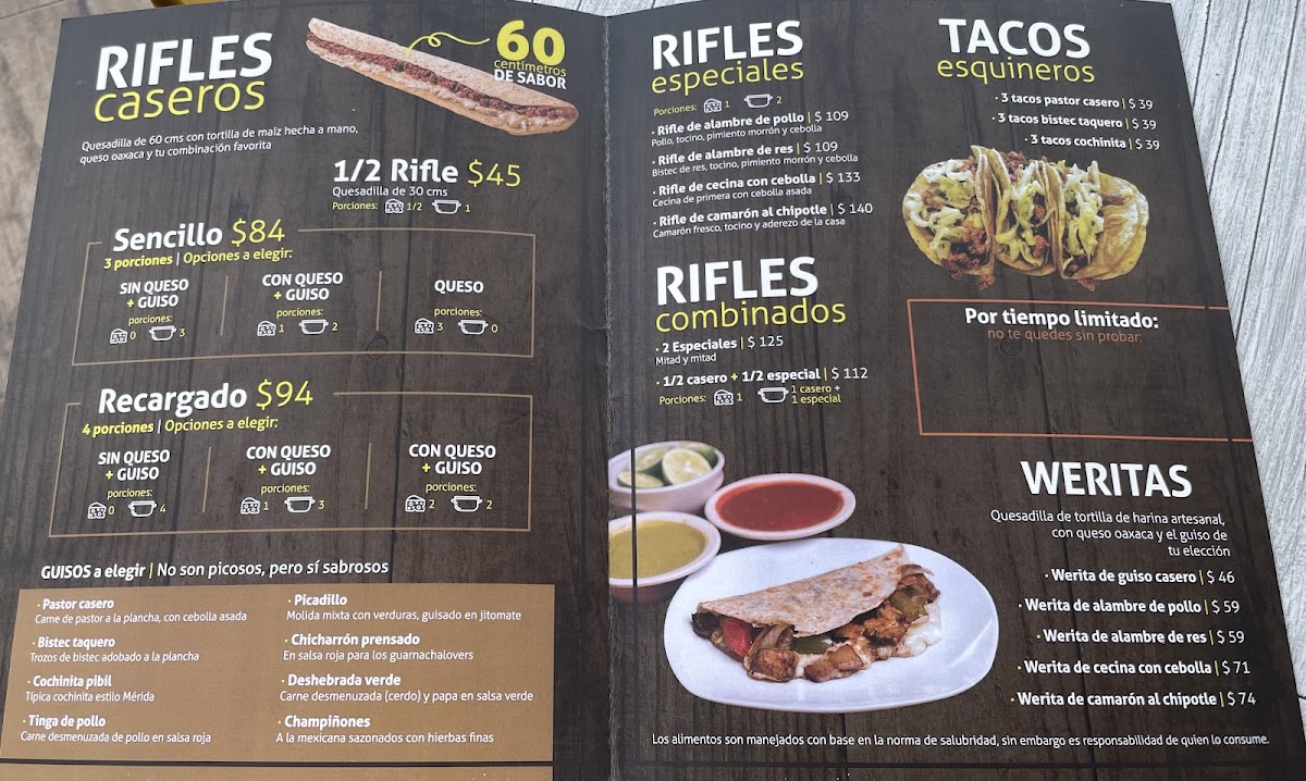 Menu Quesadillas Los Rifles-6
