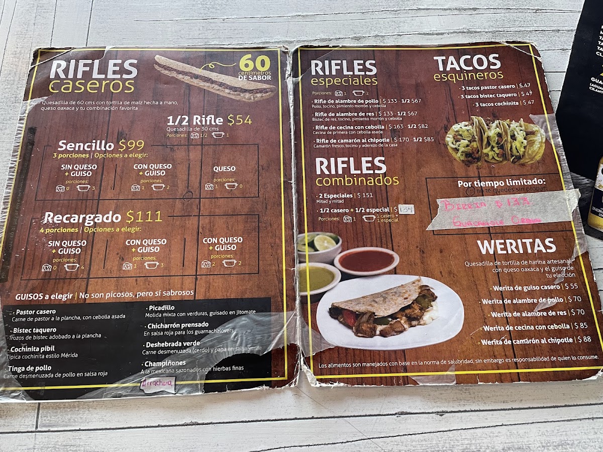 Menu Quesadillas Los Rifles-8