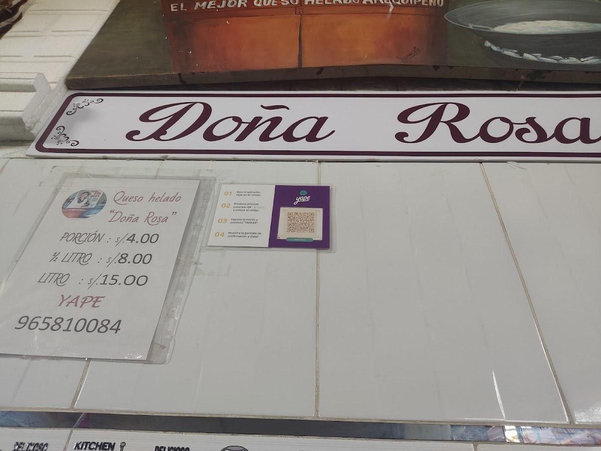 Menu Queso Helado Doña Rosa-1