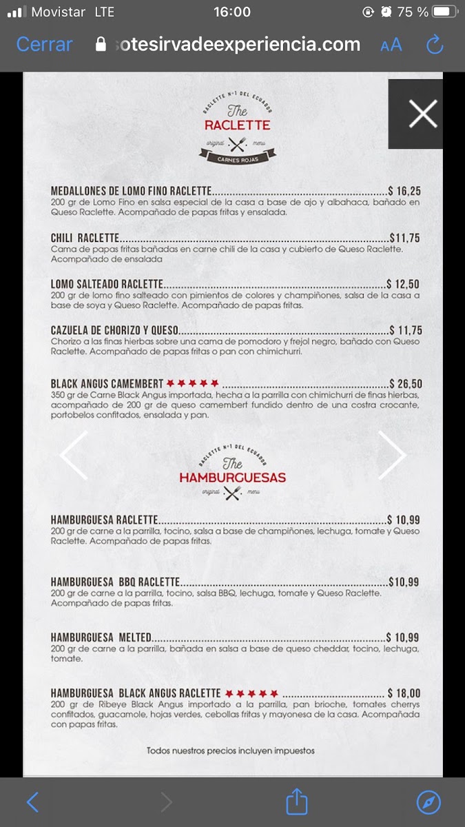 Menu Queso Te Sirva De Experiencia-2