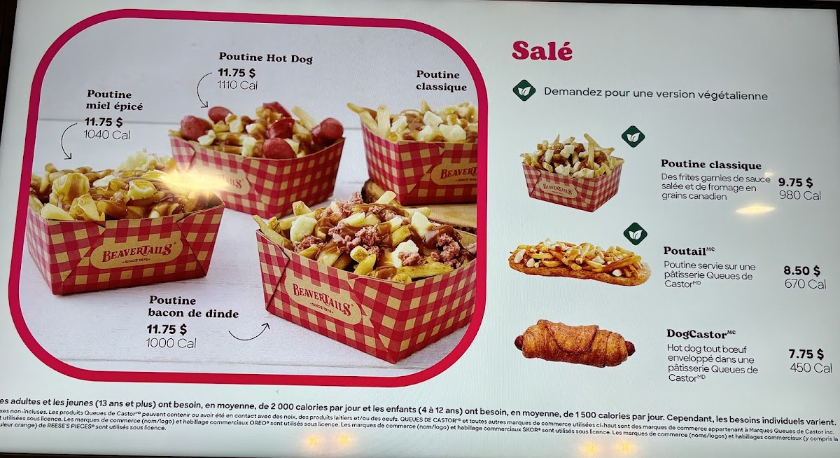 Menu Queues De Castor - Beavertails (Dix30)-4