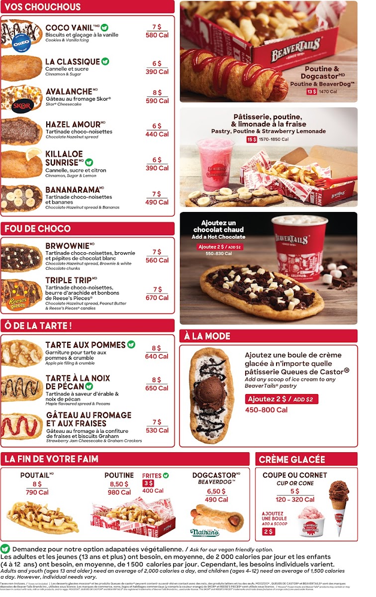 Menu Queues De Castor - Beavertails (Dix30)-5