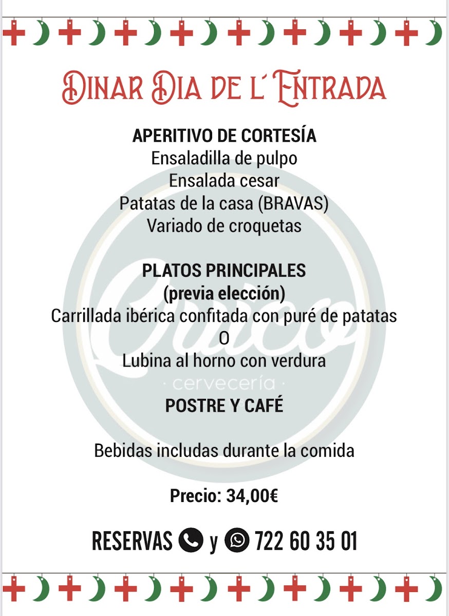 Menu Quico Cervecería-10