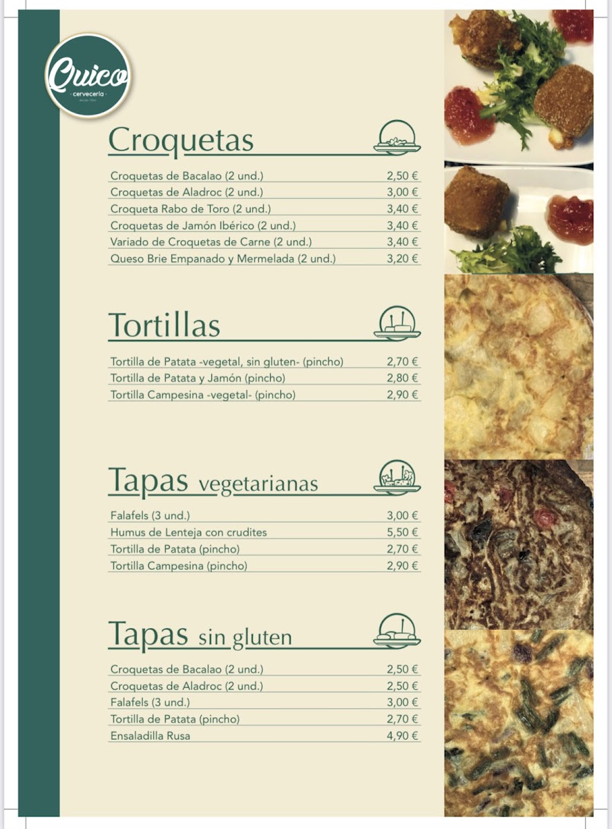 Menu Quico Cervecería-4