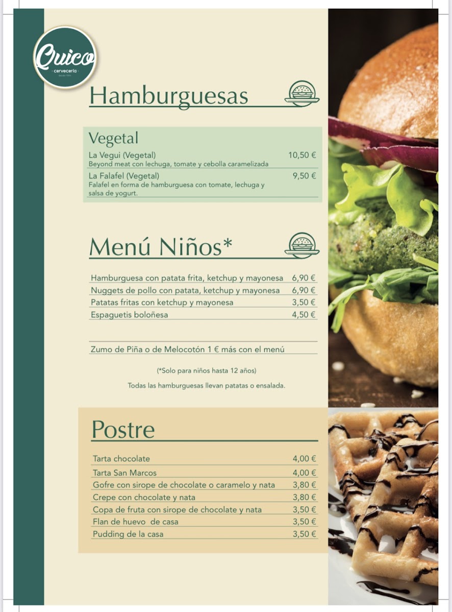 Menu Quico Cervecería-6