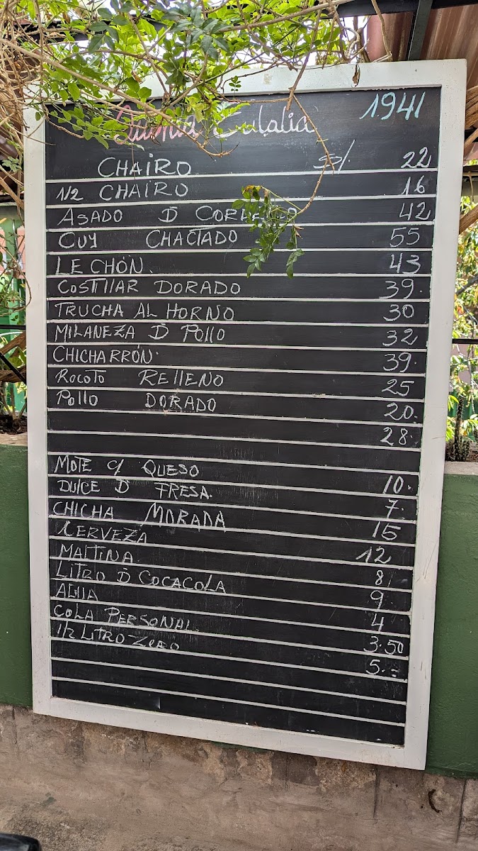 Menu Quinta Eulalia-1