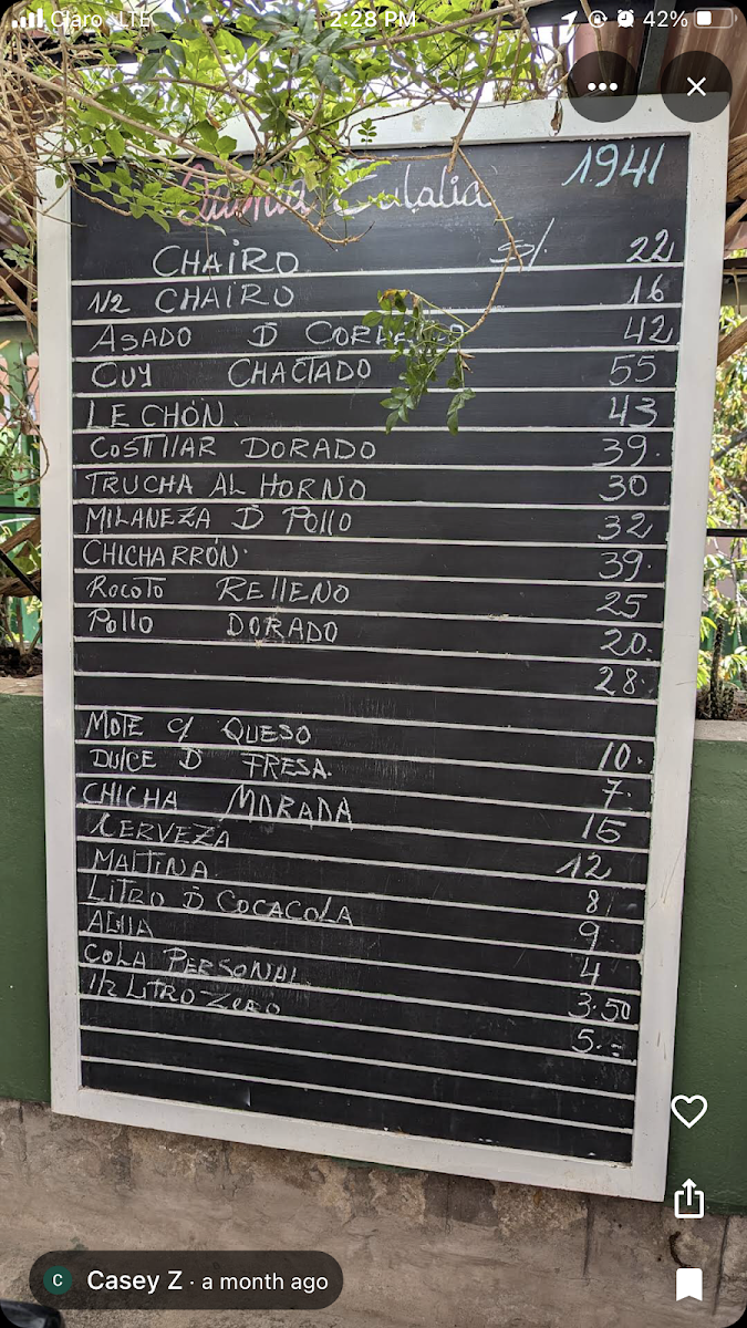 Menu Quinta Eulalia-2