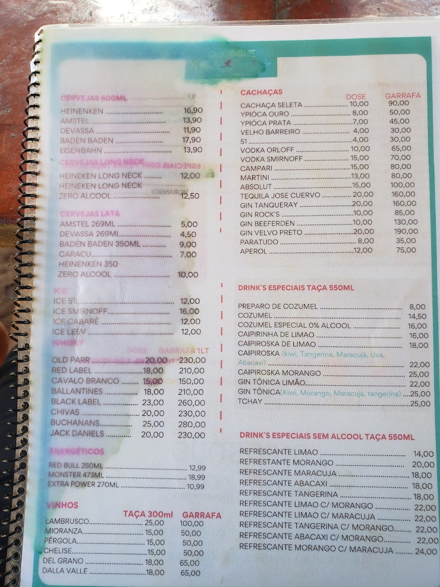 Menu Quiosque Orla Park - Luzimangues-1