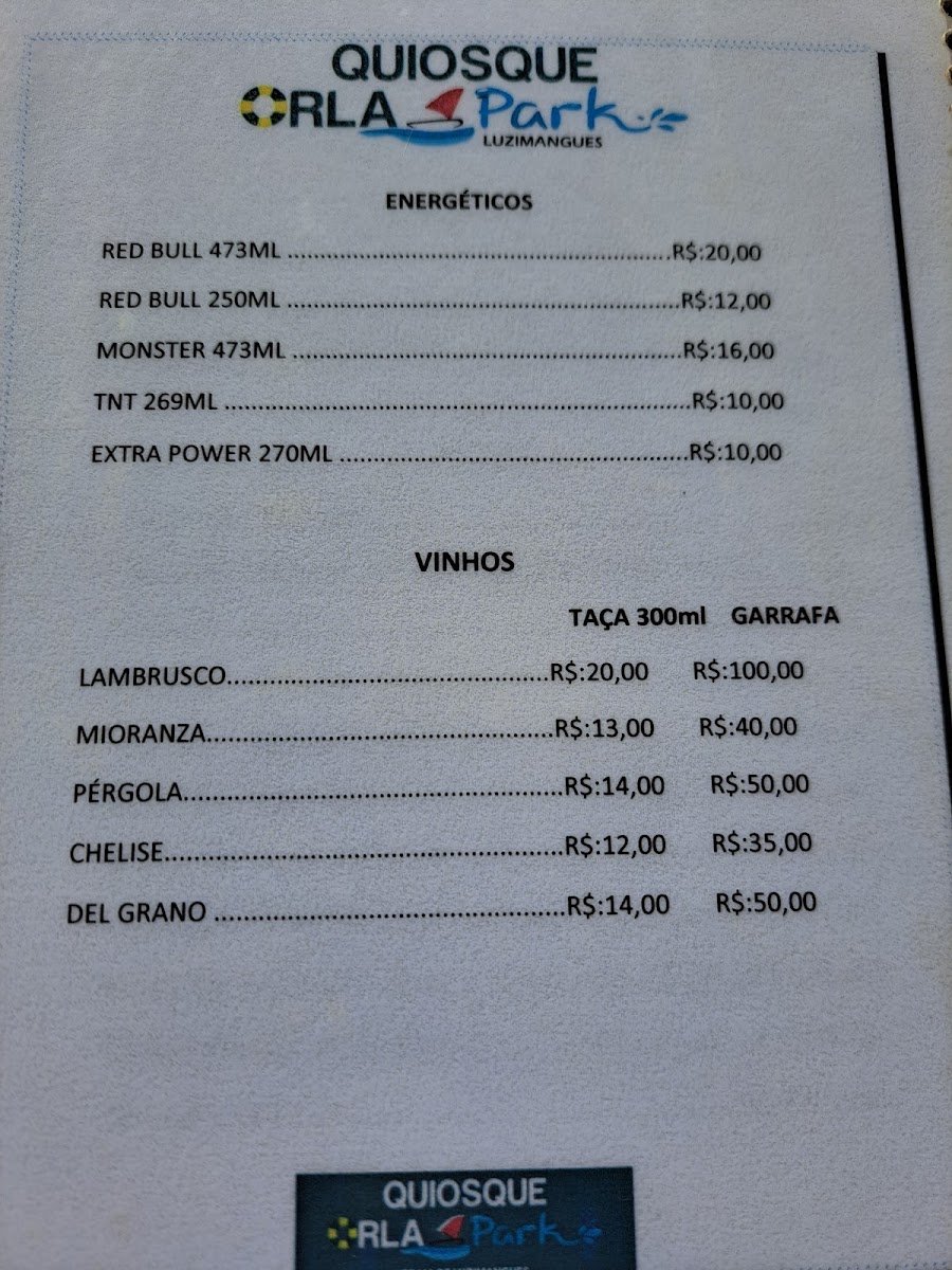 Menu Quiosque Orla Park - Luzimangues-9