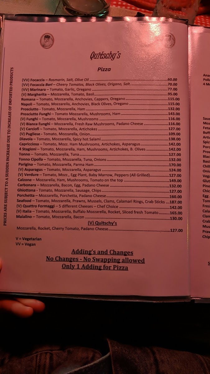 Menu Quitschy's Pizza Restaurant-4