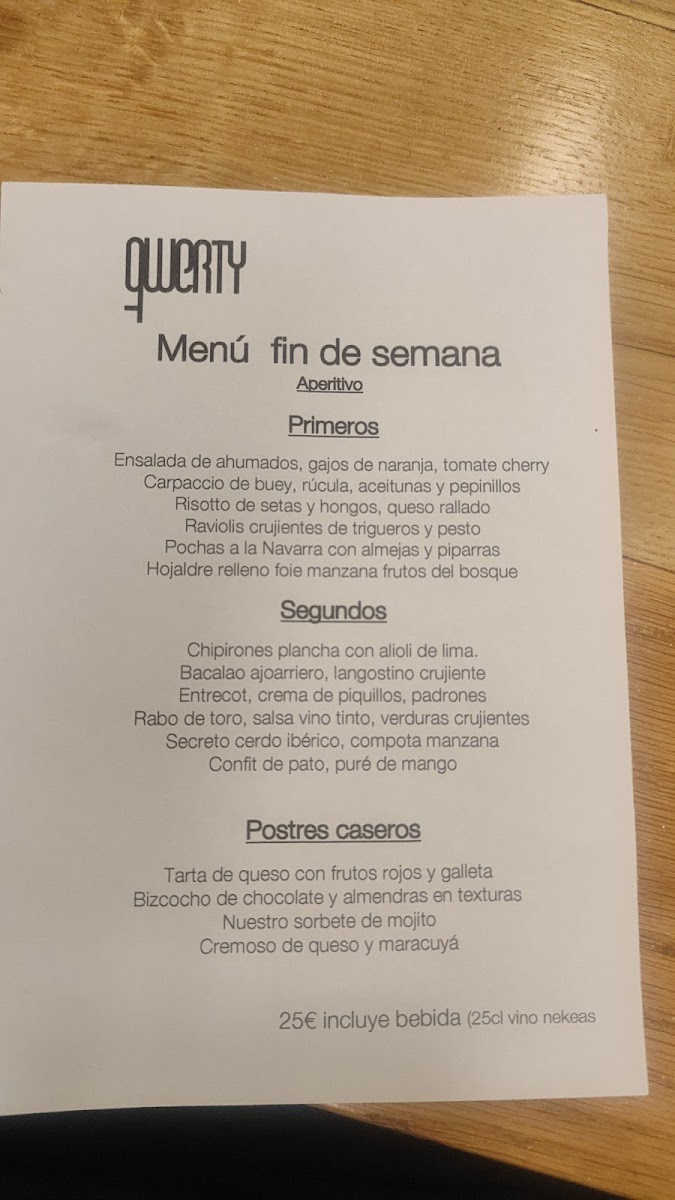 Menu Qwerty-9