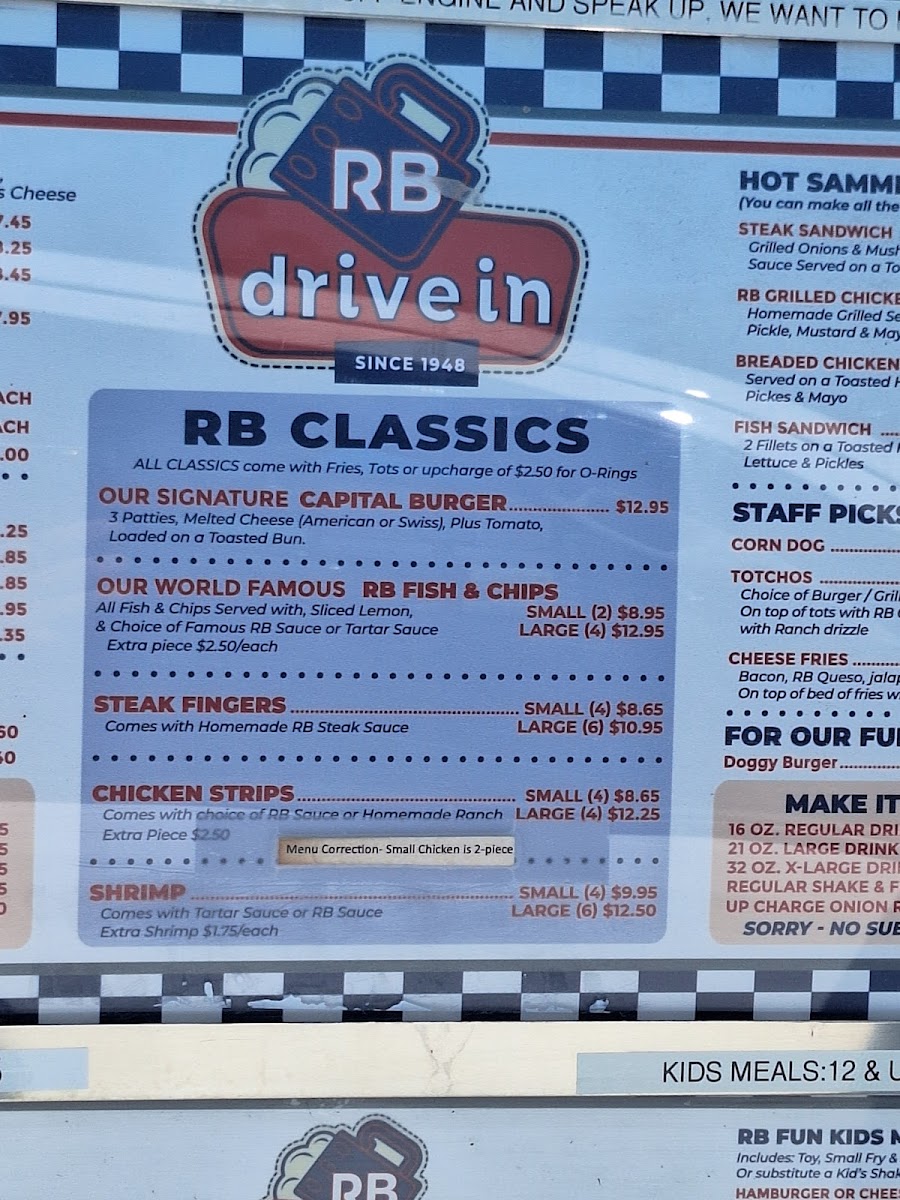 Menu R-B Drive-In-10
