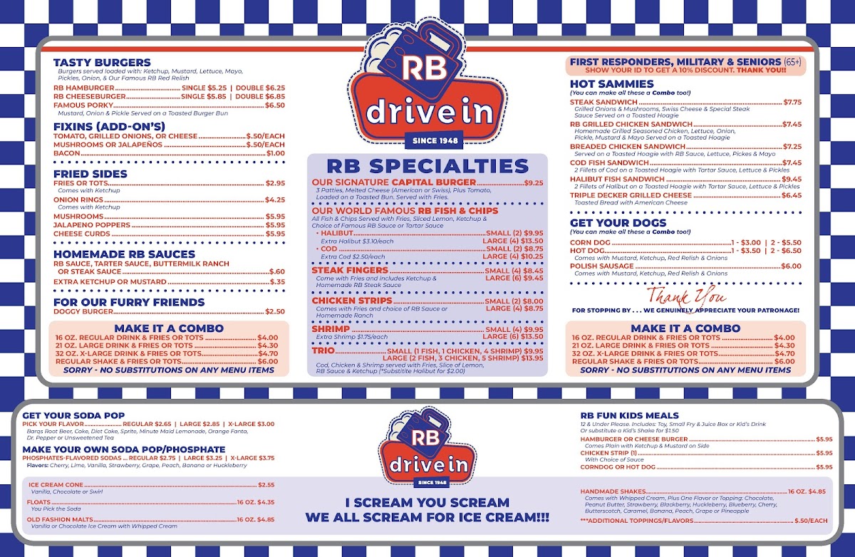 Menu R-B Drive-In-2