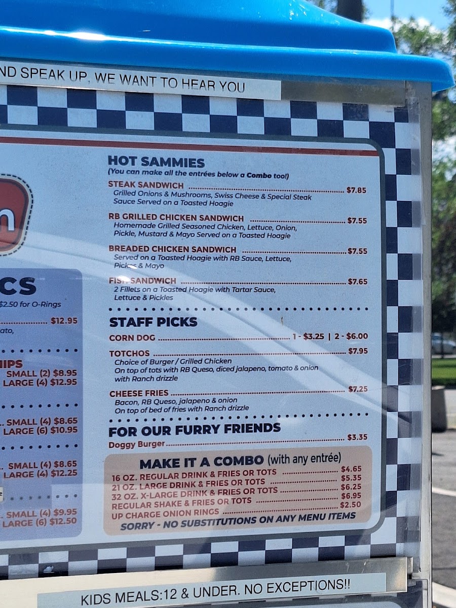 Menu R-B Drive-In-3