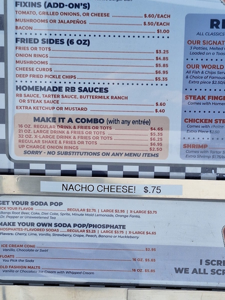 Menu R-B Drive-In-4