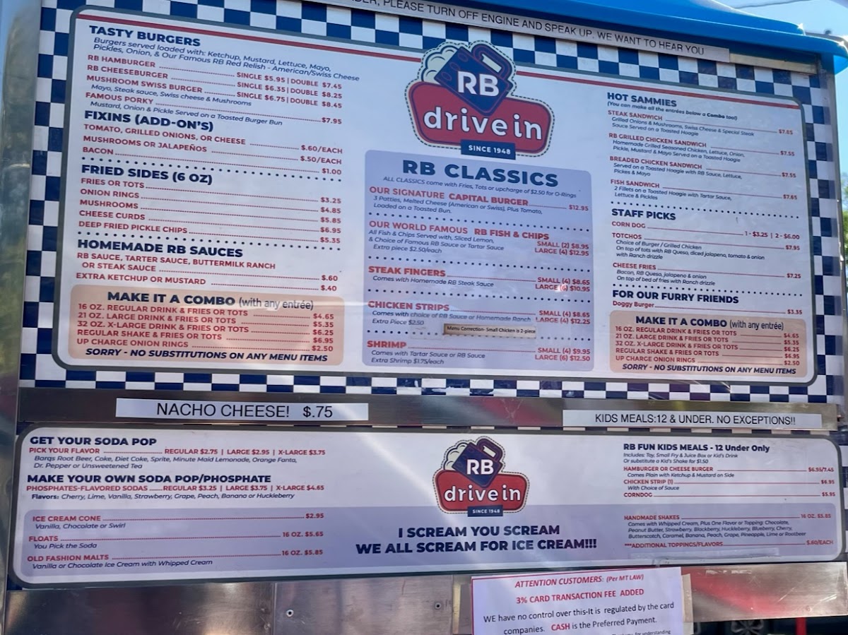 Menu R-B Drive-In-5