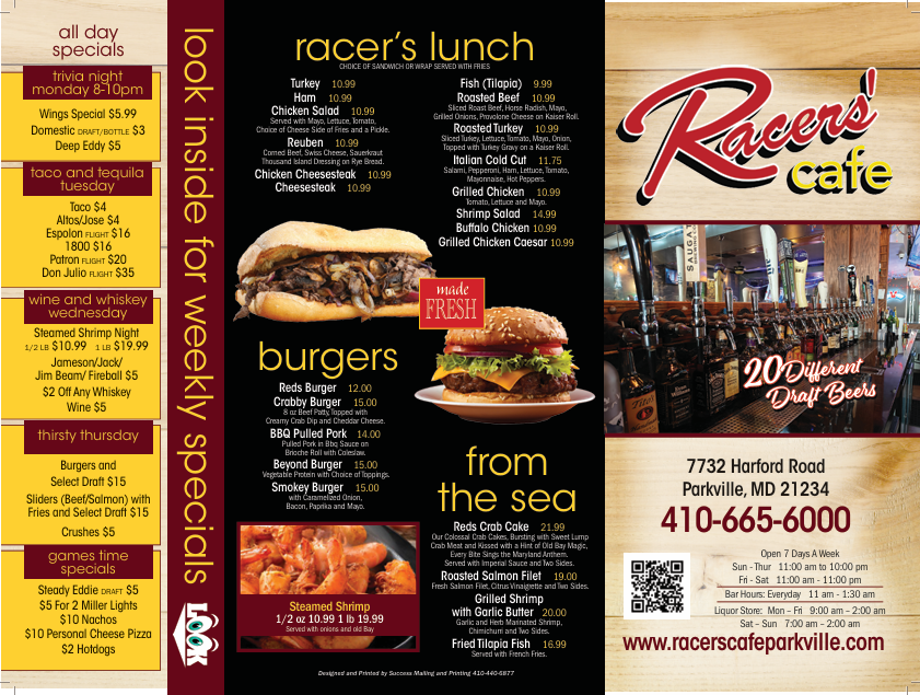 Menu Racers' Restaurant-3