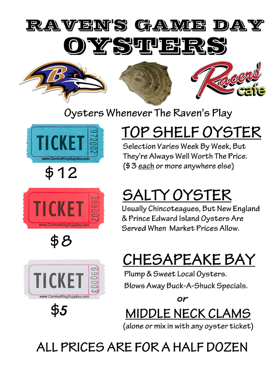 Menu Racers' Restaurant-4