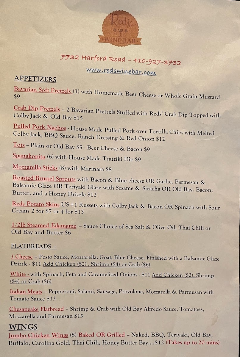 Menu Racers' Restaurant-6