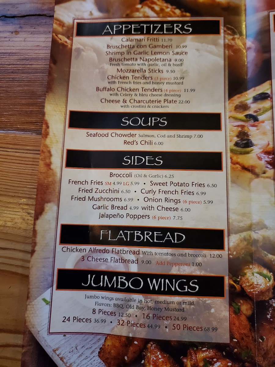 Menu Racers' Restaurant-8