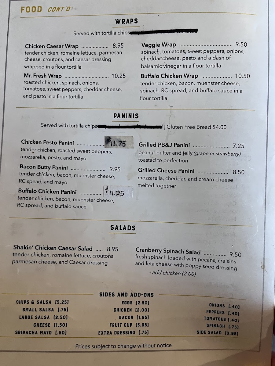 Menu Radford Coffee Company-4