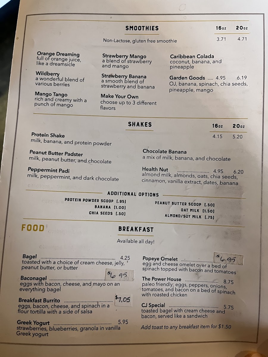 Menu Radford Coffee Company-6