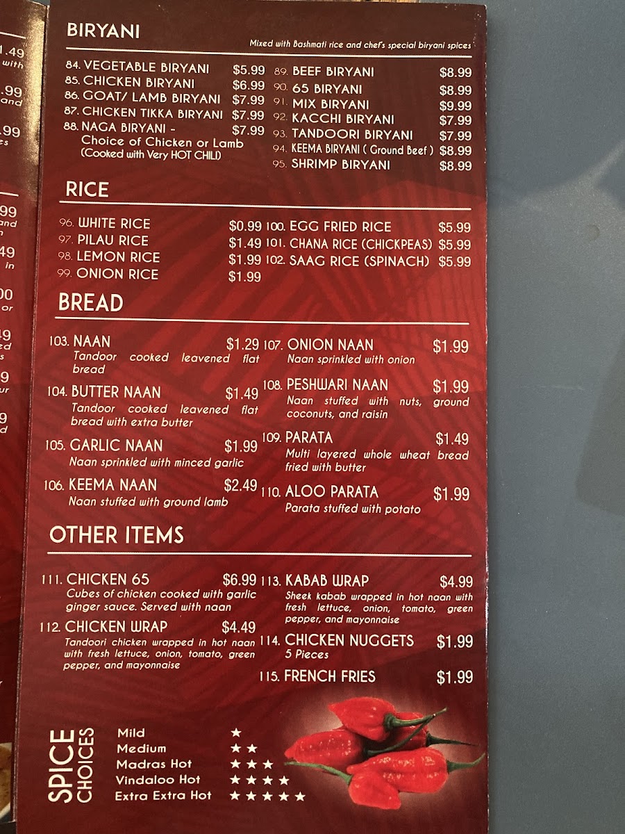 Menu Radhuni Restaurant-10