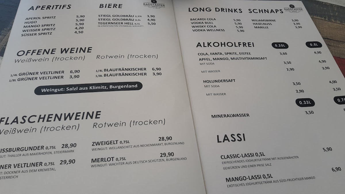 Menu Radstädter Kebap Restaurant-8