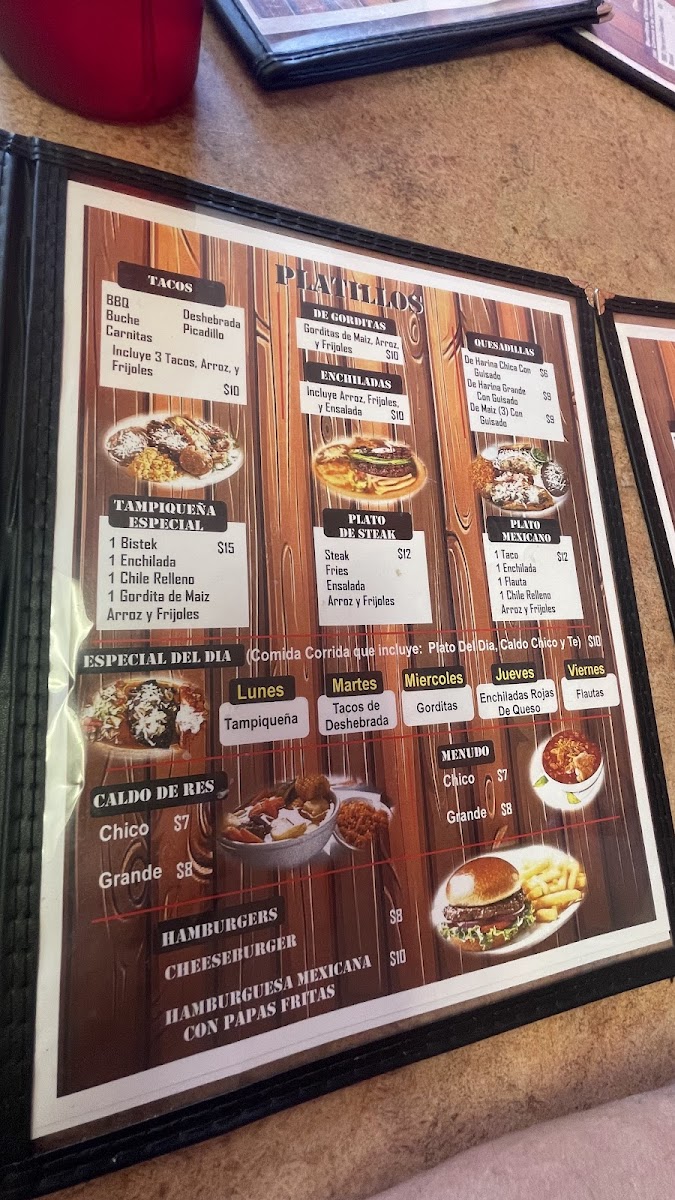 Menu Rafa's Burritos Horizon-3