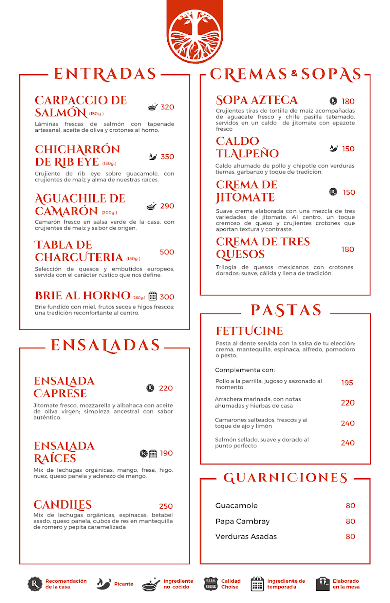 Menu Raíces Restaurant-1