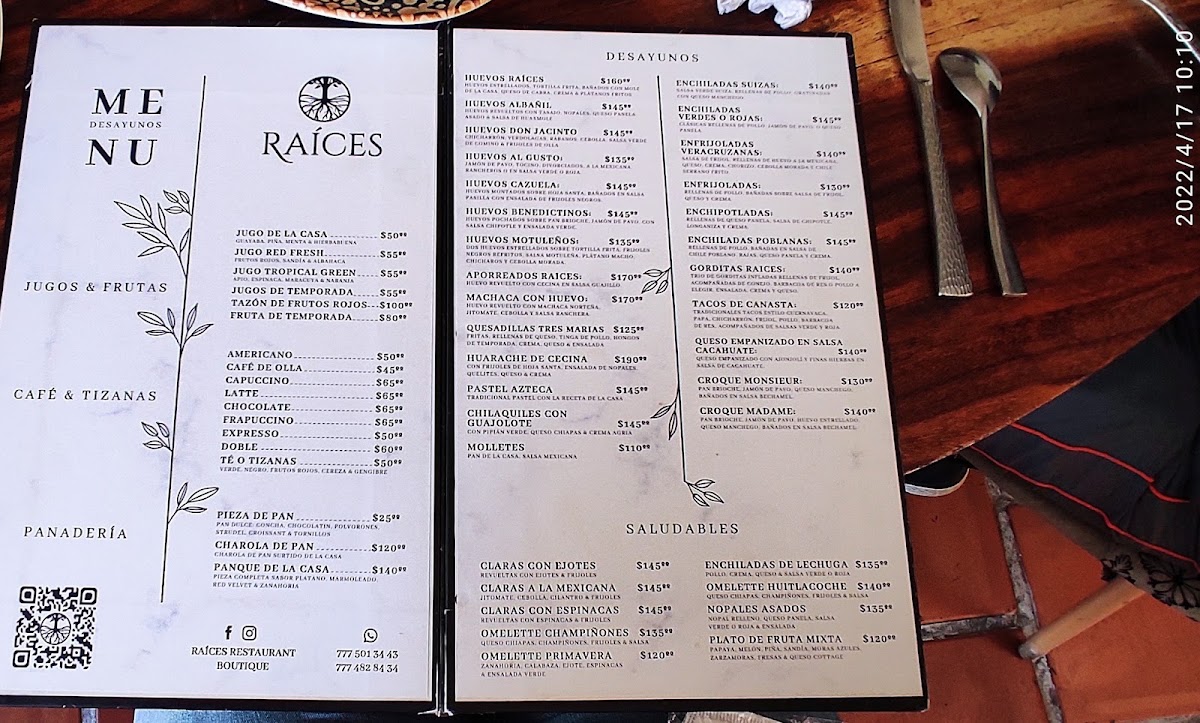 Menu Raíces Restaurant-10