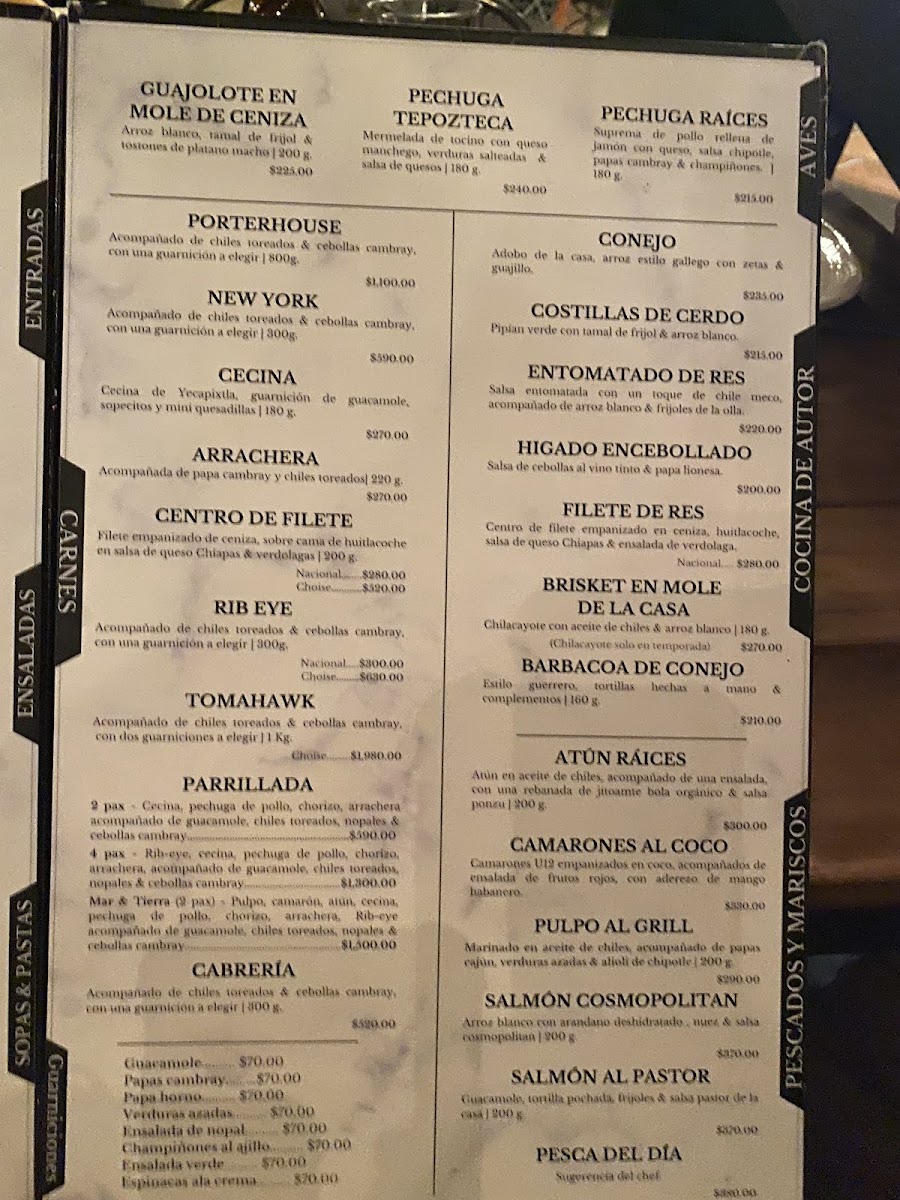Menu Raíces Restaurant-8