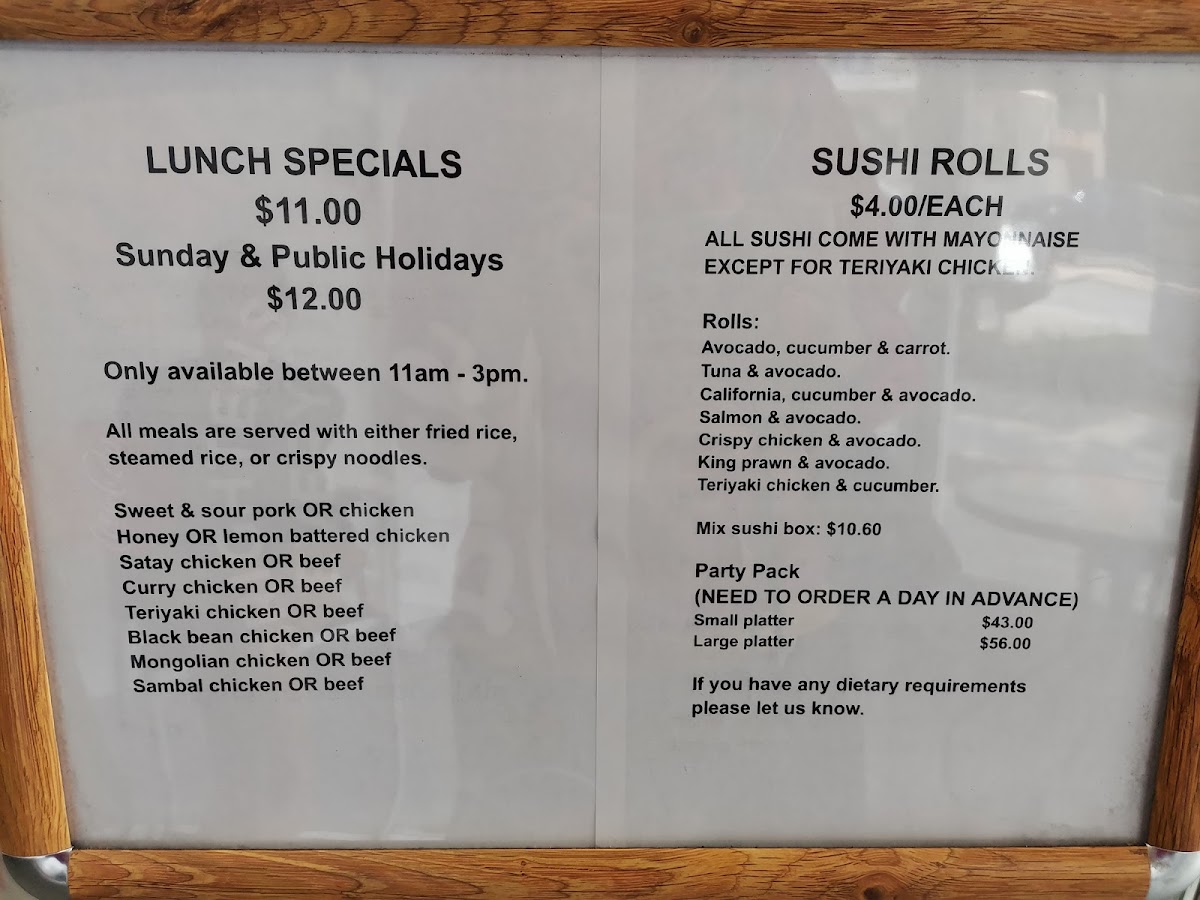 Menu Rainbow Noodles And Sushi-4